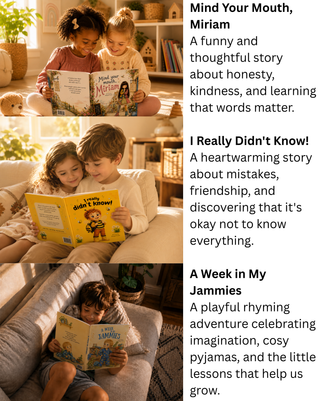 A week in my Jammies - Story Book By Meagan Foster