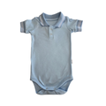 100% Cotton Baby Golfer Collar Onesie