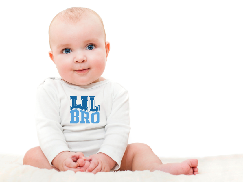 Lil Brother Envelope Onsie - Long sleeved