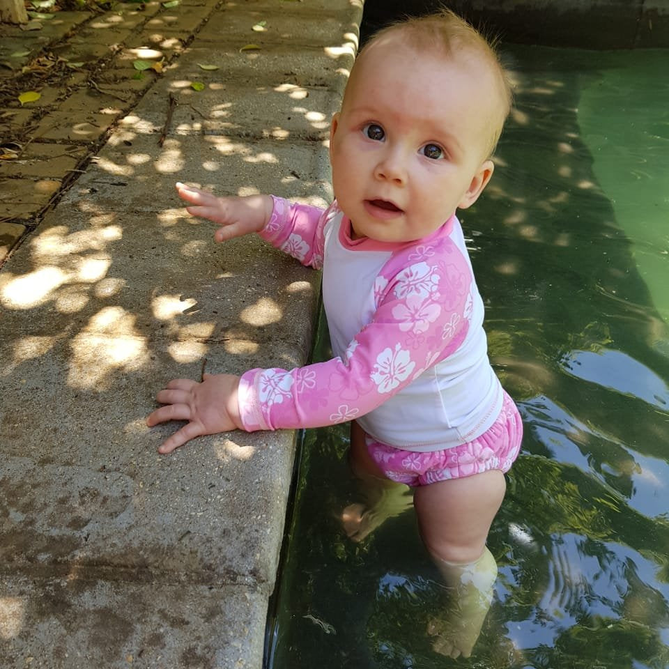 Baby Hawaiian print Rash vest from The Jake and Isla Collection