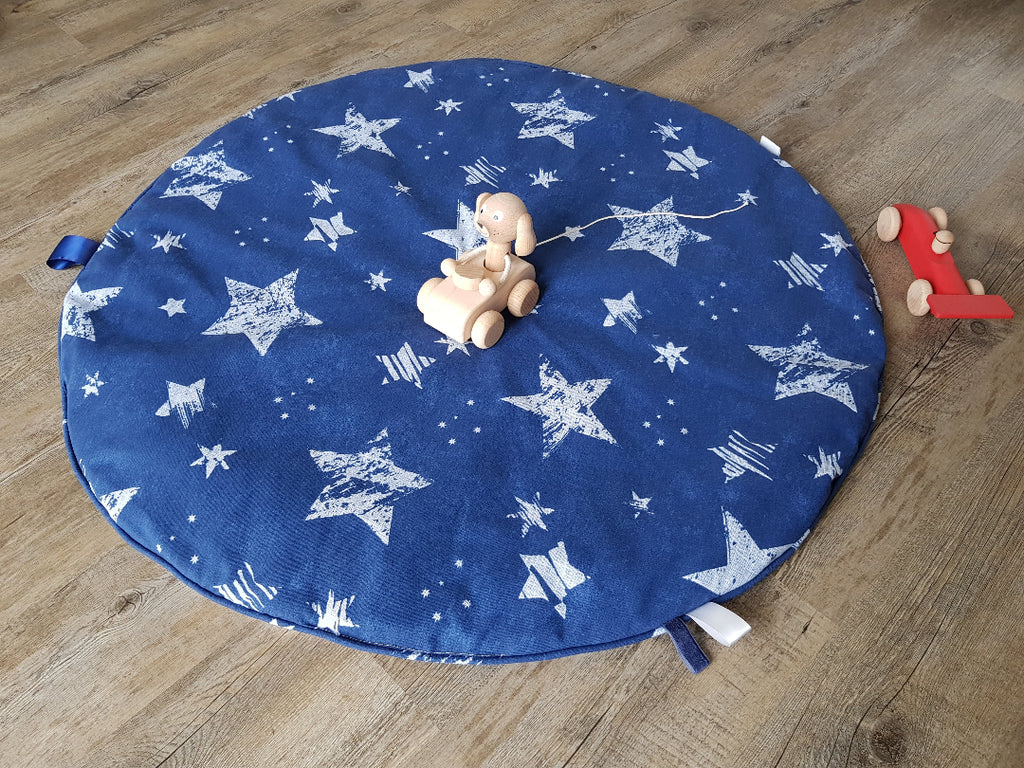 Blue star play mat