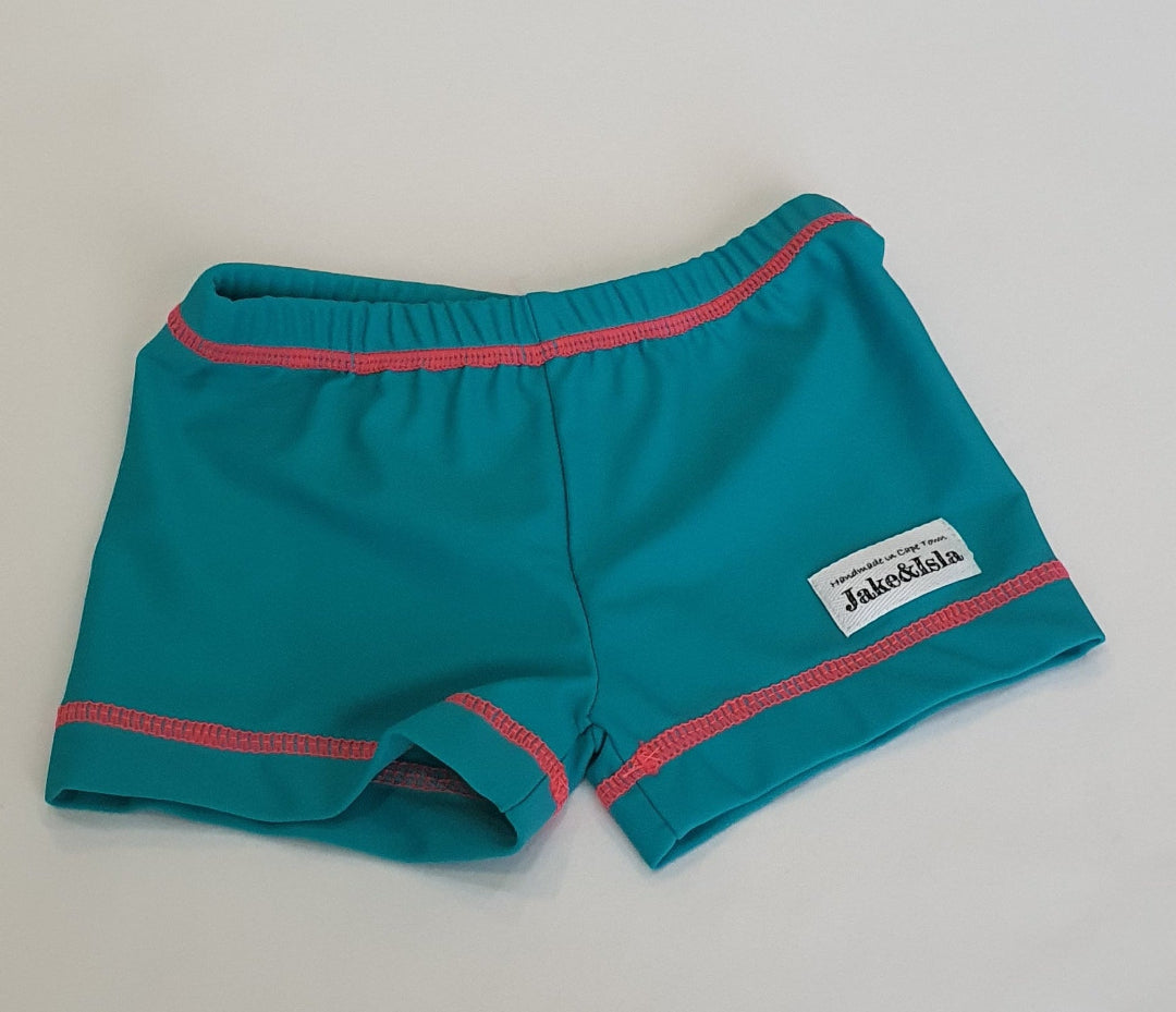 Jade Green Baby swim jammies - The Jake and Isla Collection