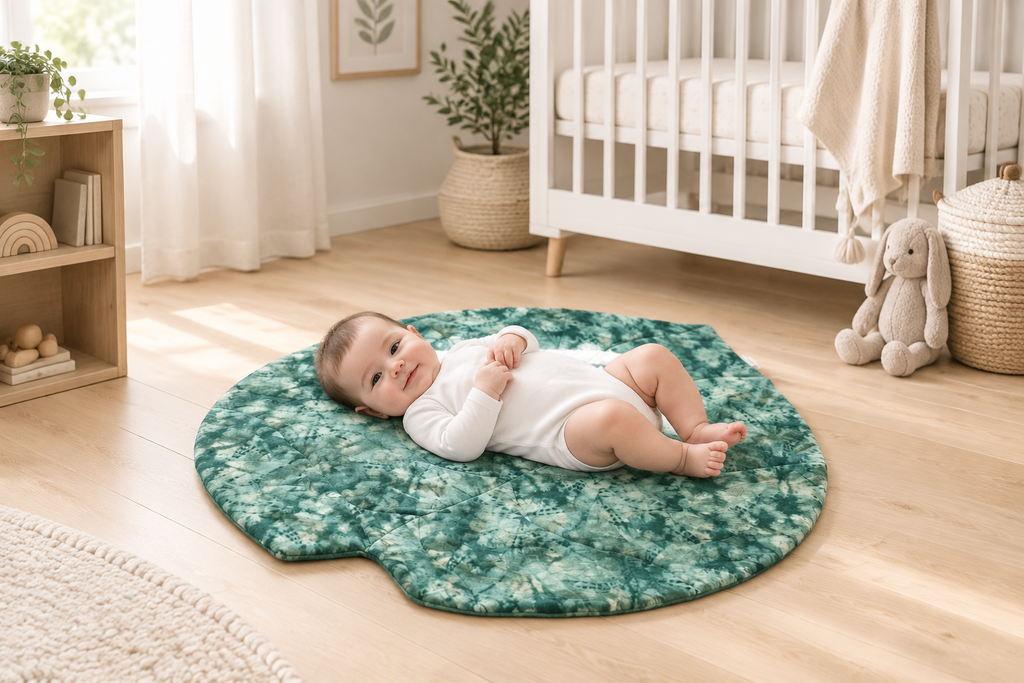 Leaf-Shaped Nursery Play Mat
