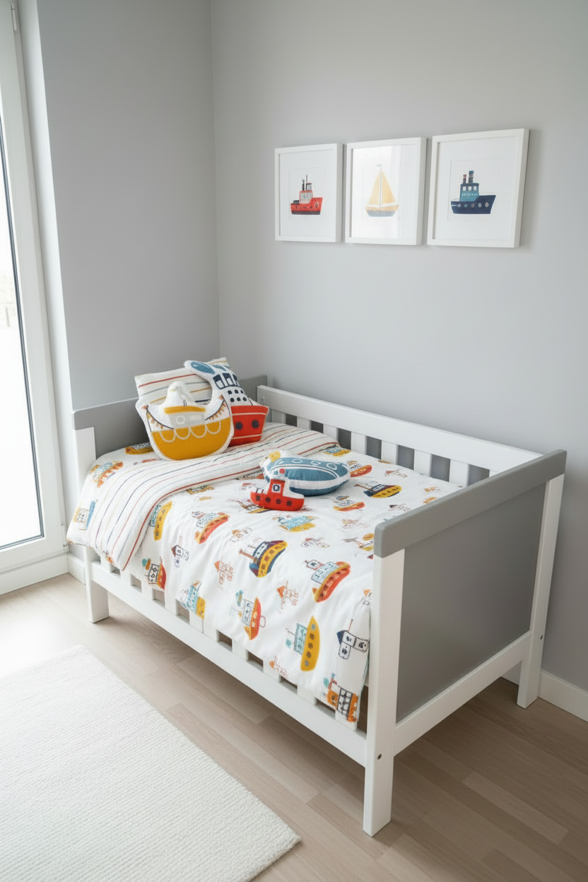 Hello Ocean Baby Cot Duvet Set
