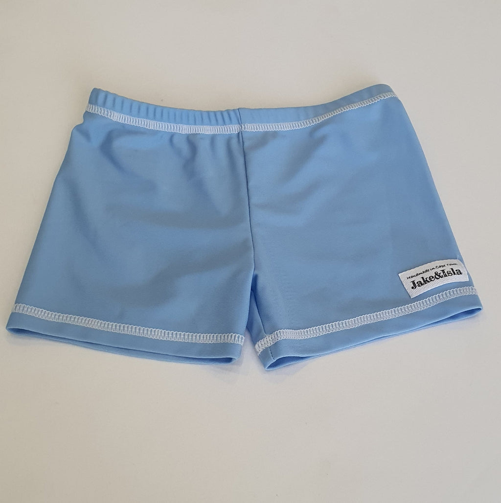 Pastel Blue Baby swim jammies - The Jake and Isla Collection
