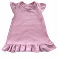 pink dress on white background for little girls jake and isla 