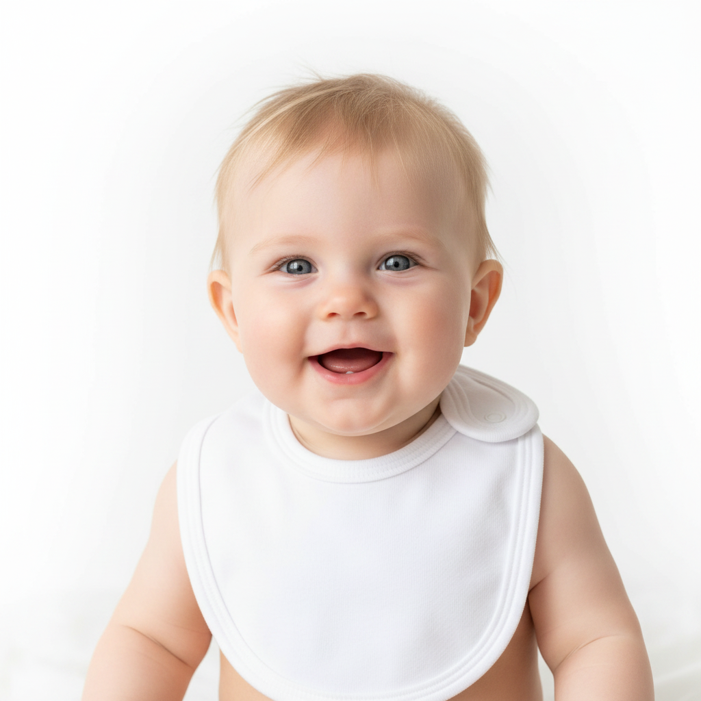 3-Pack Small Baby Bibs – 100% Cotton