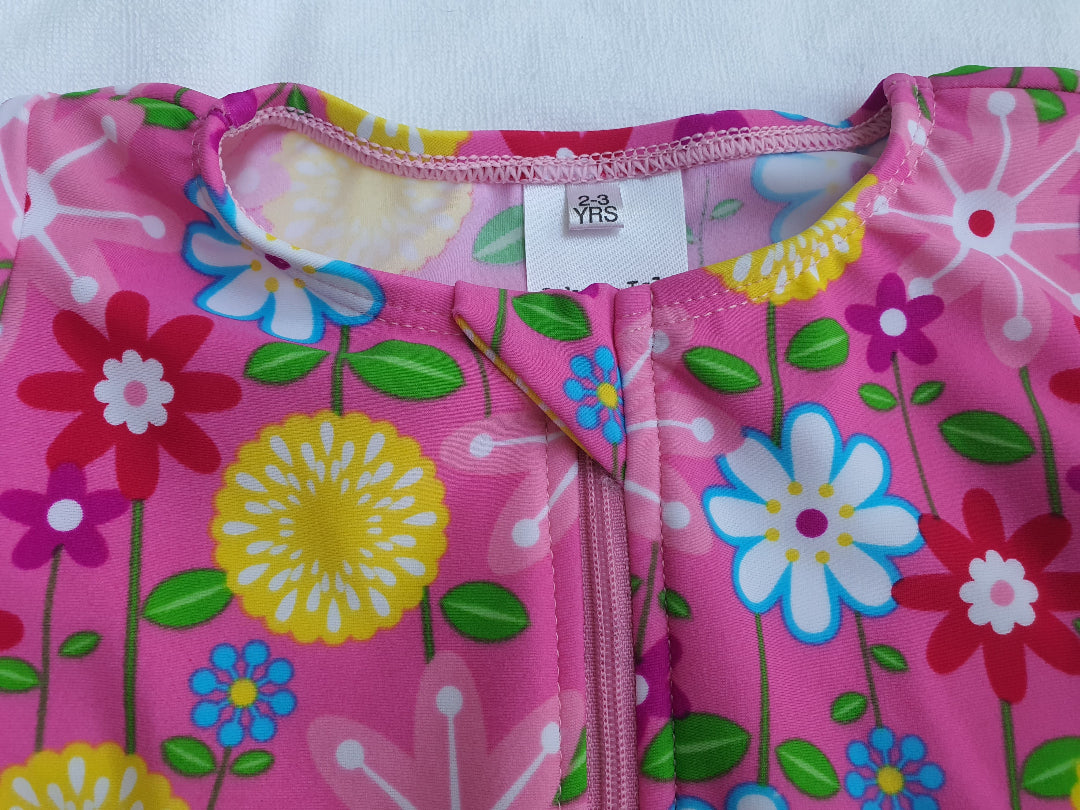 Wild Flower girls swimwear from The Jake and Isla Collection