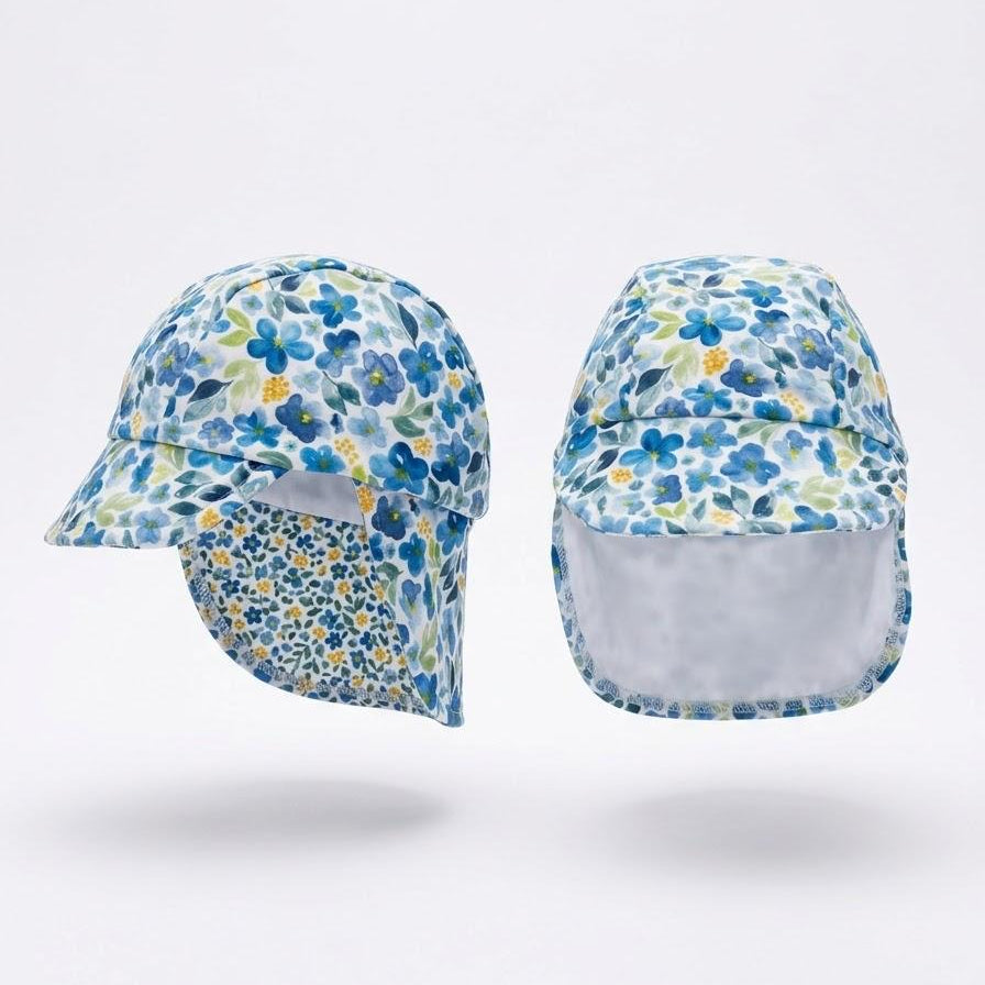 blue rose swim hat for kids