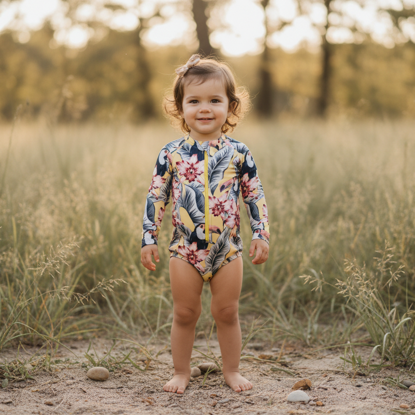 Baby jungle_chloe_swimsuit from The Jake and Isla Collection