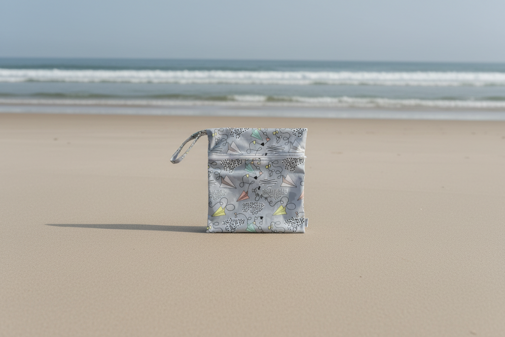 kite wetbag on the beach