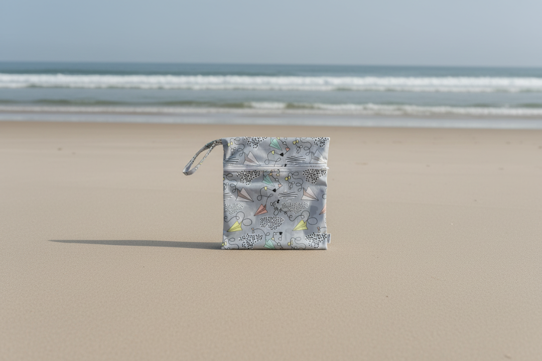 kite wetbag on the beach