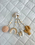 baby llama mobile dangle with llama and cactus
