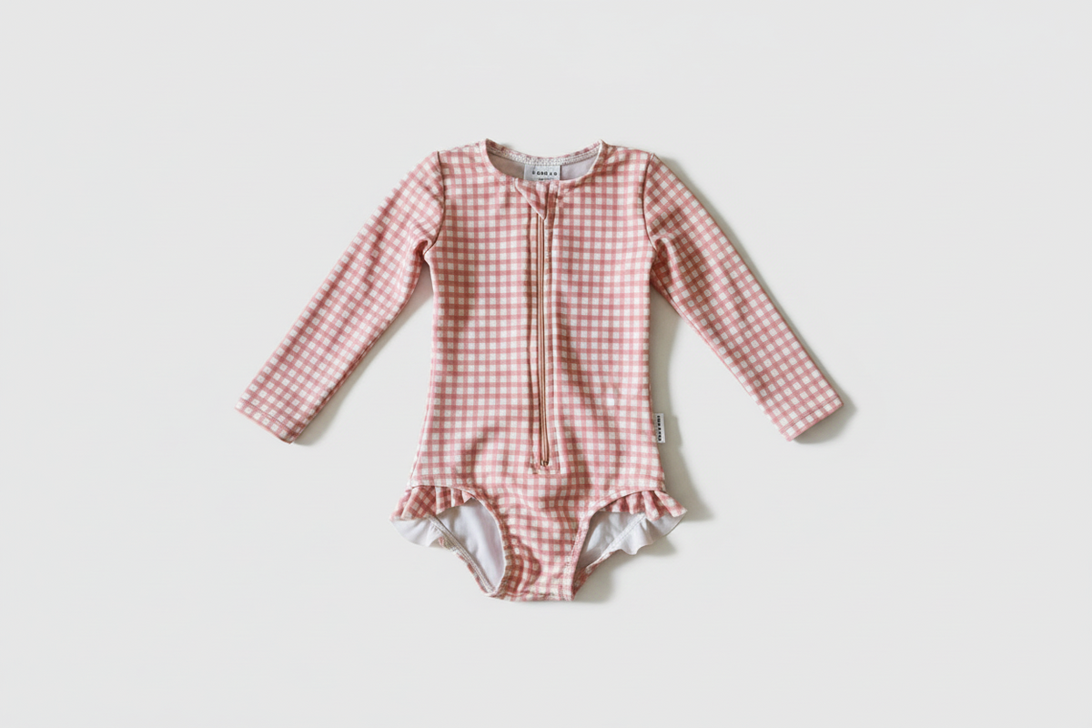 pink swimming costume girls jake and isla swimwear