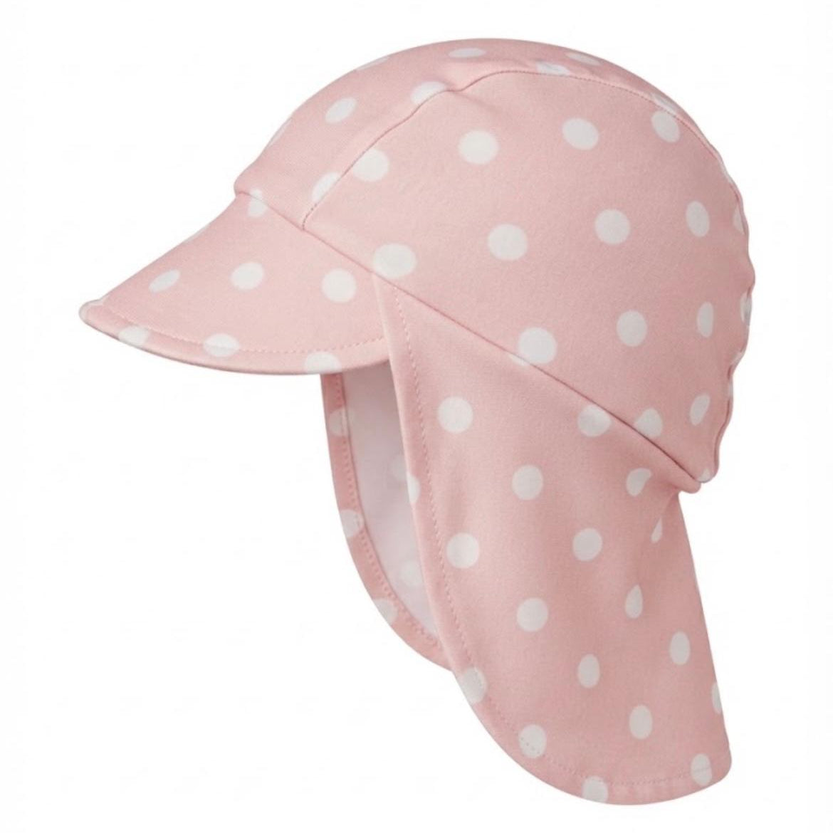 pink polka dot hat for jake and isla swimwear