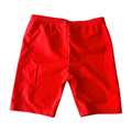 Red shorts on a white background