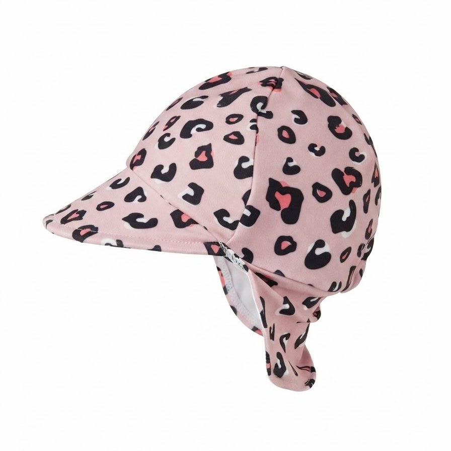 tiger lily leopard print swim hat