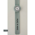 storm watch on grey background 